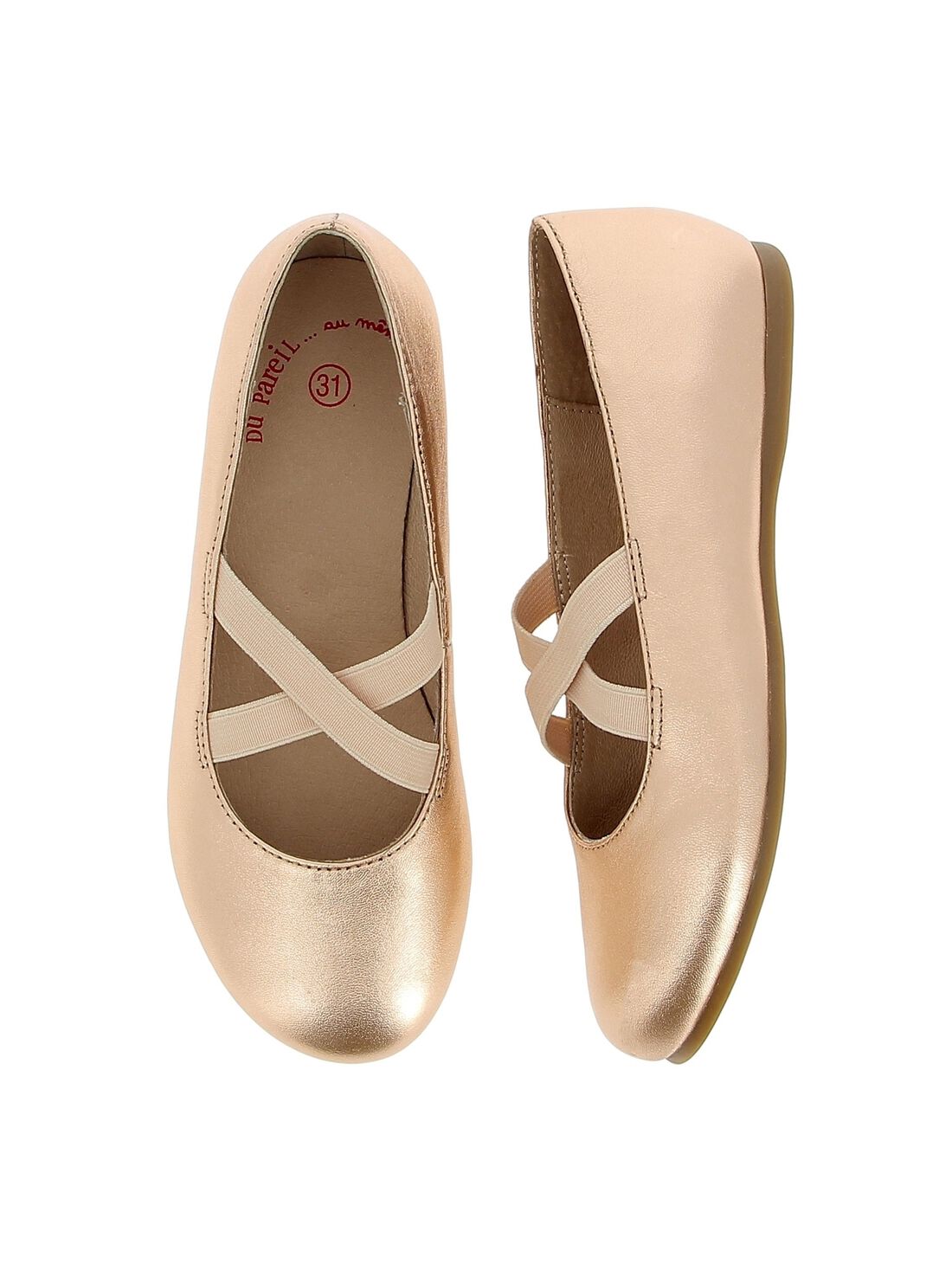 Ballerine fille cuir new arrivals
