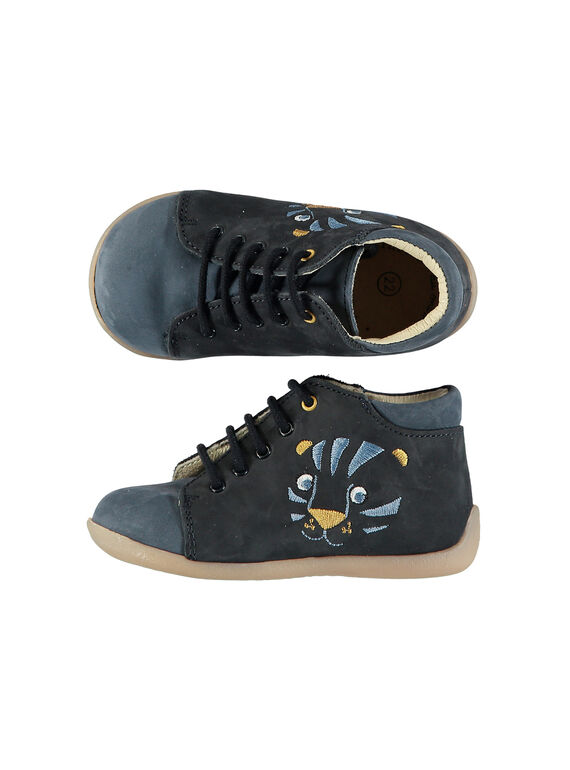 Bottillon ville cuir bébé garçon FBGBOTMAKO / 19SK3831D0FC218