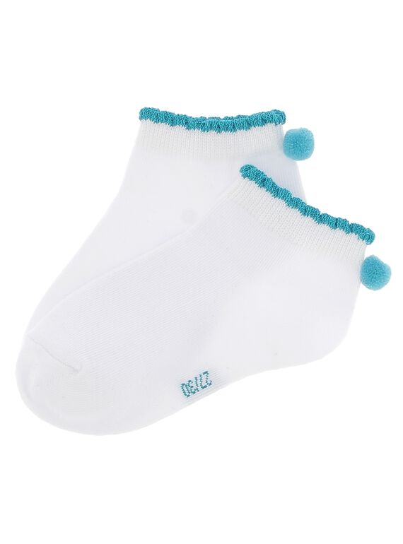 Chaussettes basses fille CYADOUCHO / 18SI01J1SOQ000