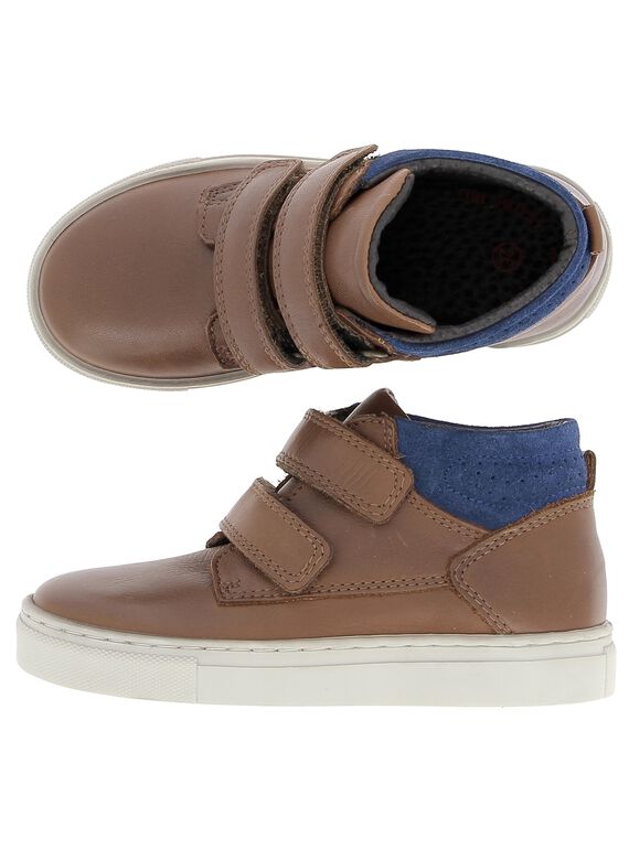 Basket de ville en cuir garçon DGBASGO / 18WK36TFD3F804