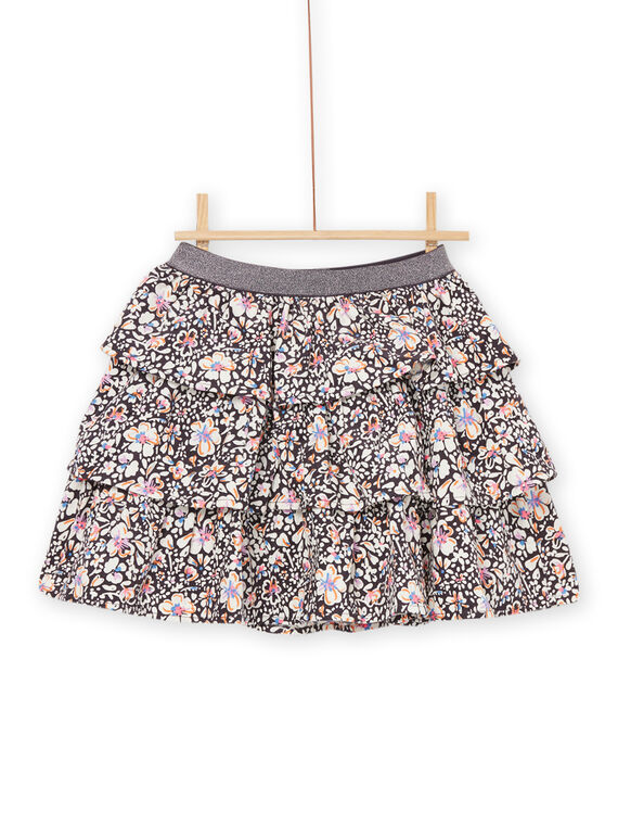 Jupe en velours à imprimé fantaisie PAREJUP2 / 22W901T1JUPJ901