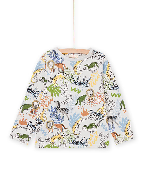 T-shirt à imprimé jungle POMOTEE1 / 22W902N4TMLJ925