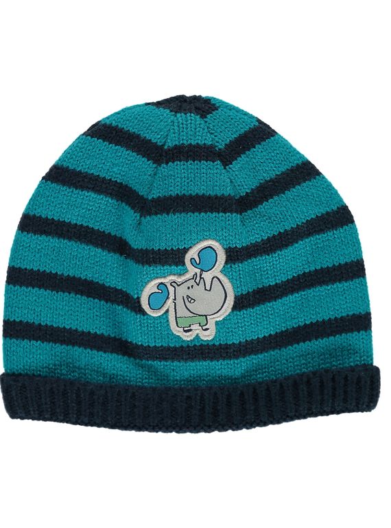 Bonnet rayé bébé garçon DYUTRIBON / 18WI10D1BON099
