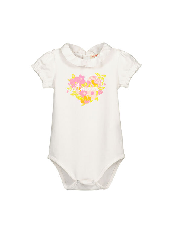 Body manches courtes bébé fille FIPOBOD / 19SG09C1BOD000