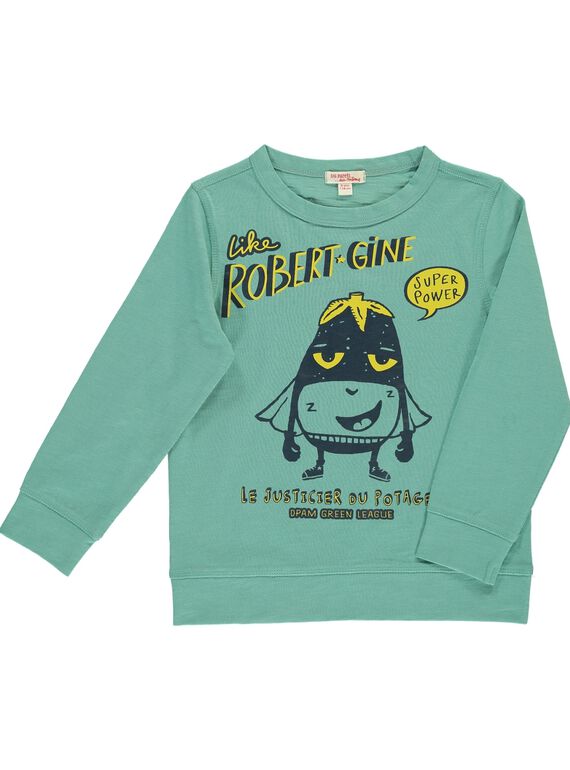 Tee-shirt manches longues garçon DOVETEE5 / 18W90275TMLG617