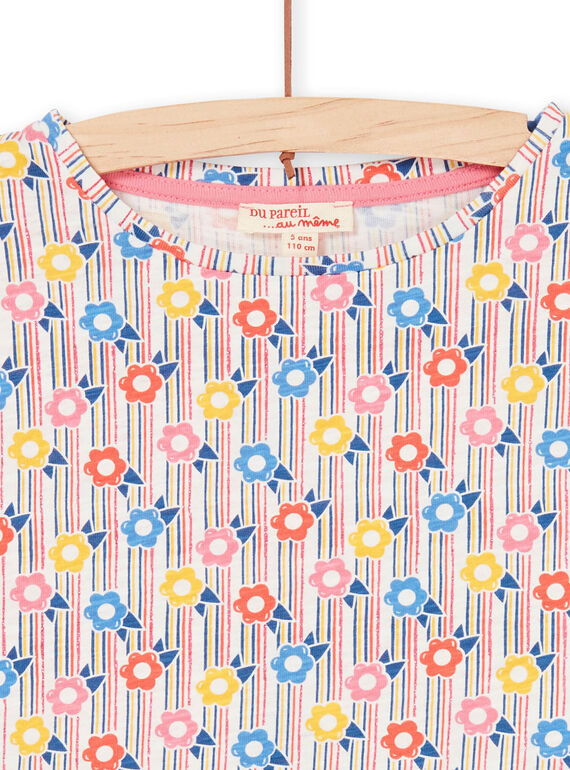 Tee Shirt Manches Courtes Ecru LAHATI2 / 21S901X2TMC001