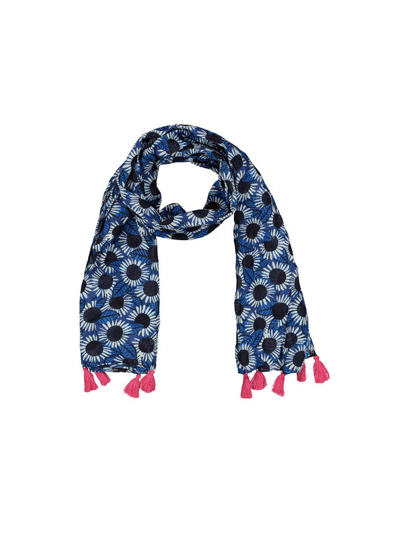 Foulard imprimé fantaisie fille FYANEFOUL / 19SI01B1FOU099