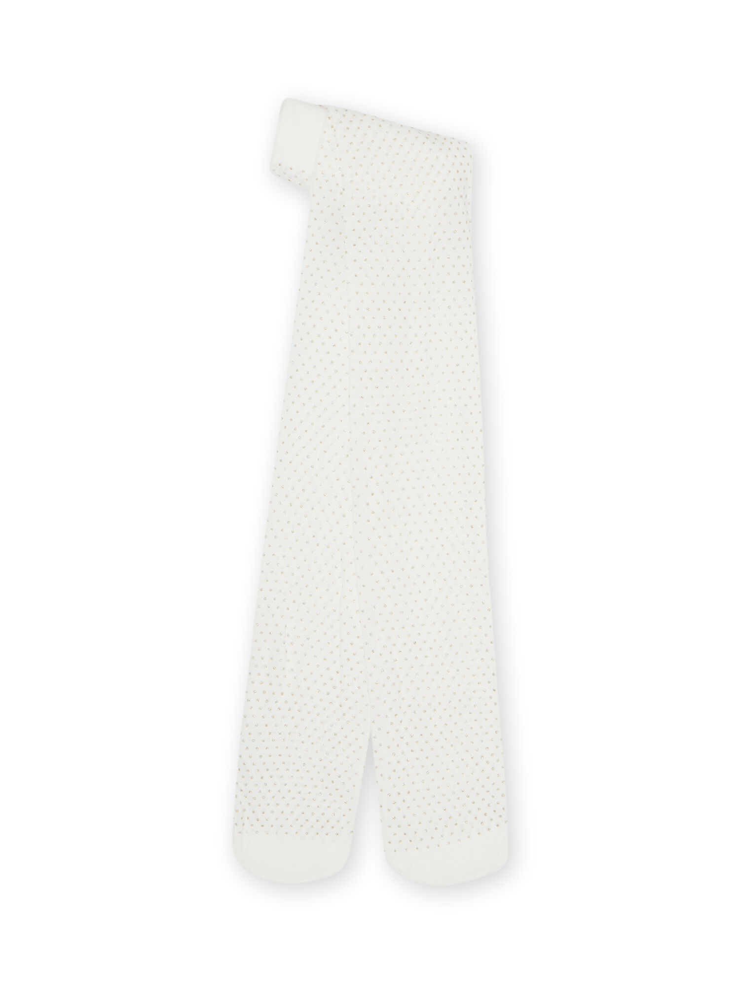Collant shop ecru fille