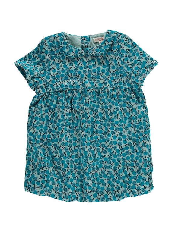 Robe en velours bébé fille DIGIROB1 / 18WG09N1ROB099