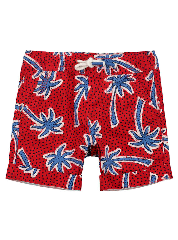 Bermuda palmiers garçon FOTOBER1 / 19S902L1BERF505