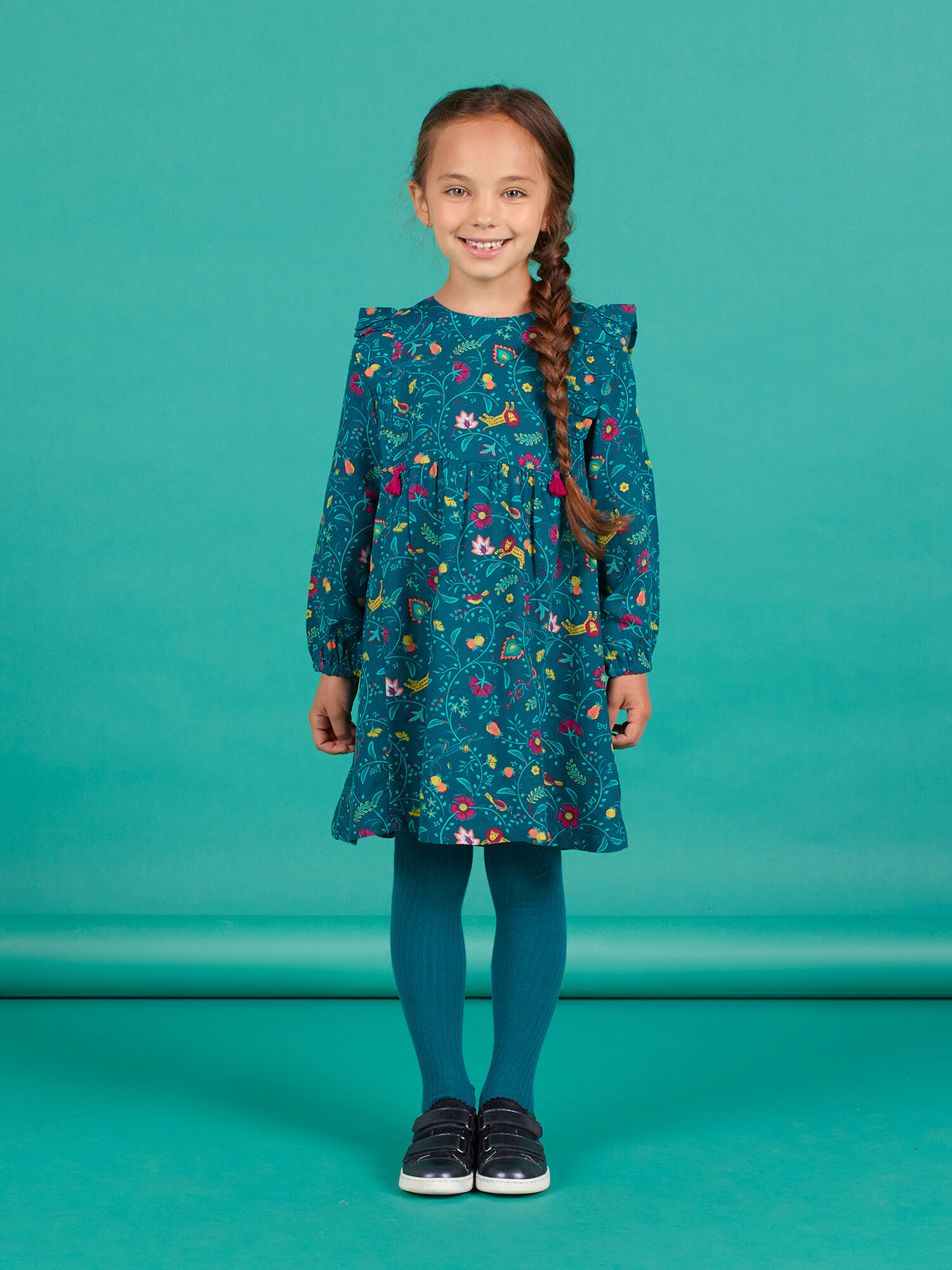 Robe bleu 2025 enfant