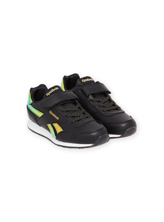 Baskets Reebok noires à détails holographiques enfant fille MAG57518 / 21XK3541D36090