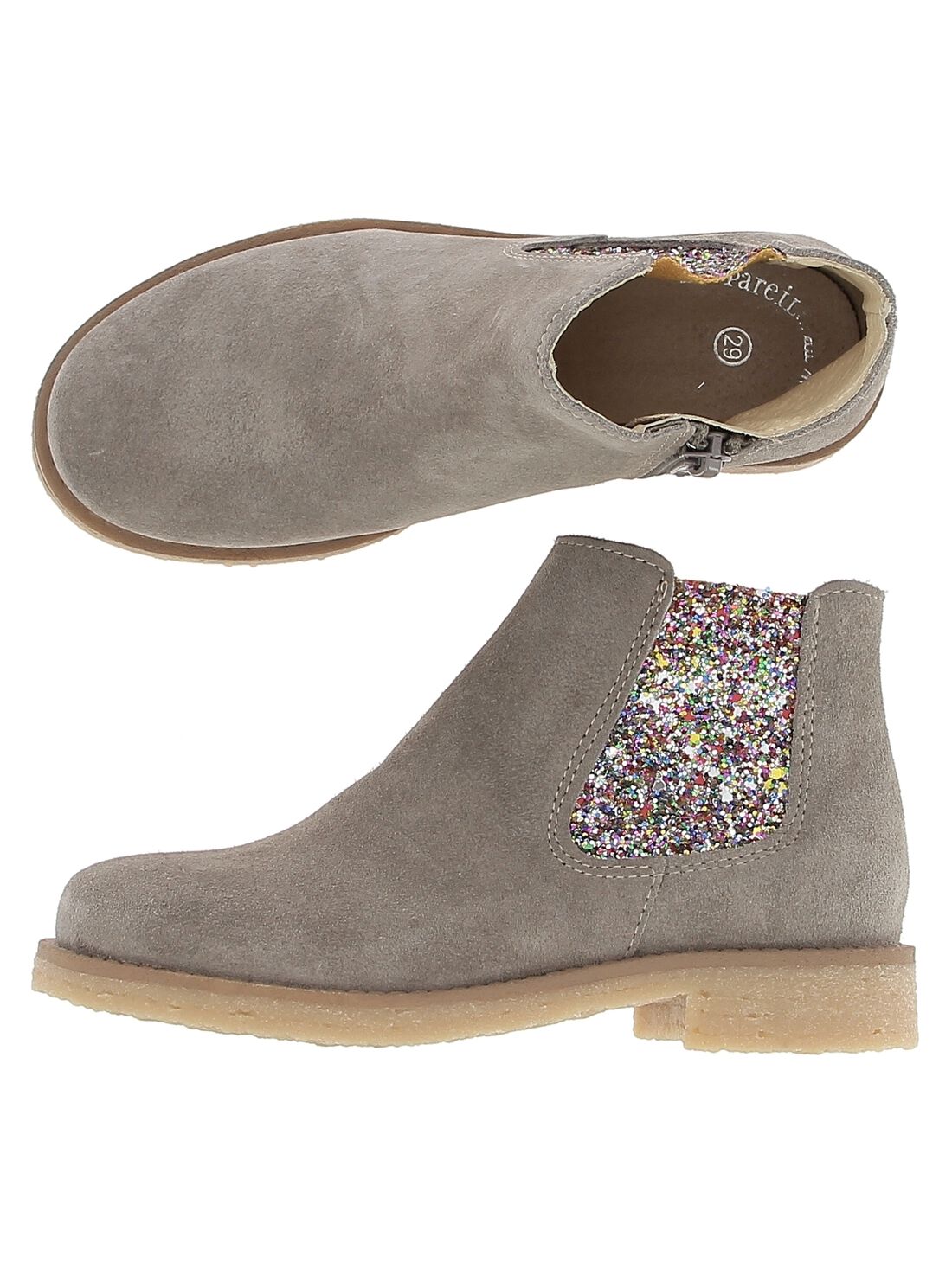 Boots en cuir fille