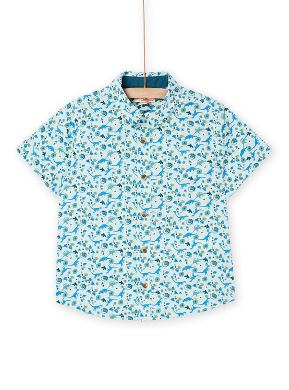 Chemise opaline à imprimé dinosaures ROBUSHIRT / 23S90241CHMG622