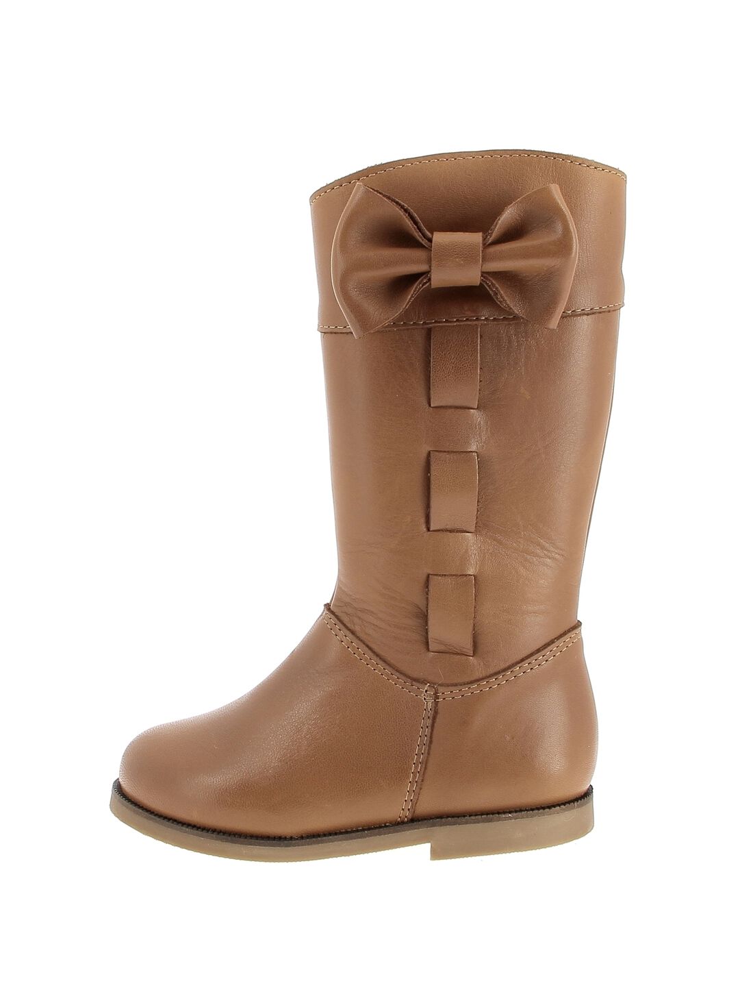 Botte en cuir sale fille