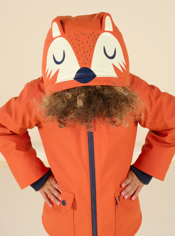 Manteau en gomme à capuche POGROIMP1 / 22W902F1D59E402