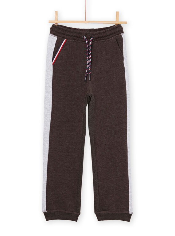 Jogging anthracite et gris chiné POJOJOB2 / 22W902D4JGB944