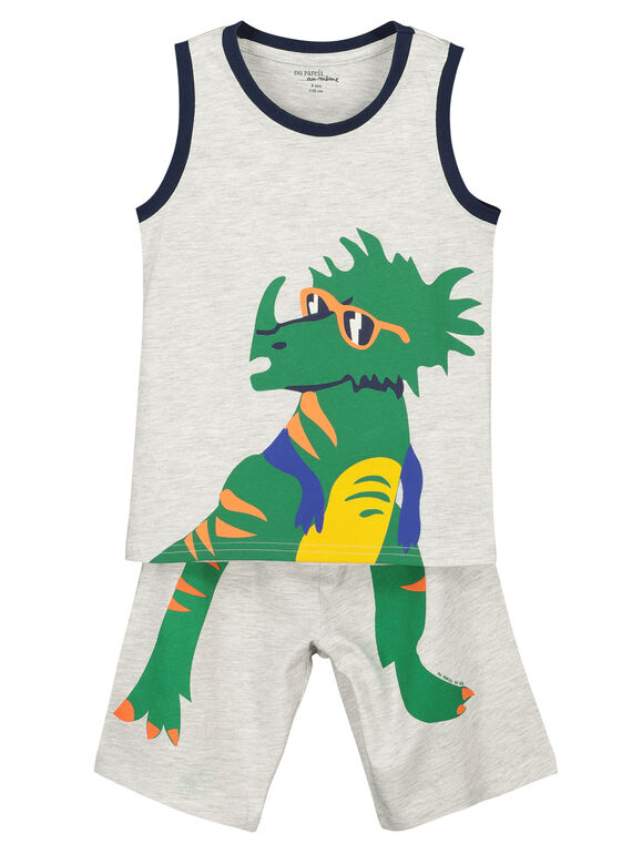 Pyjama short garçon dinosaure FEGOPYCTRI / 19SH12H5PYJJ906