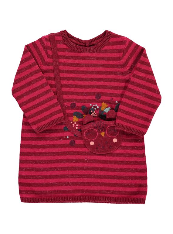 Robe-pull bébé fille DIPINROB3 / 18WG09P2ROB099