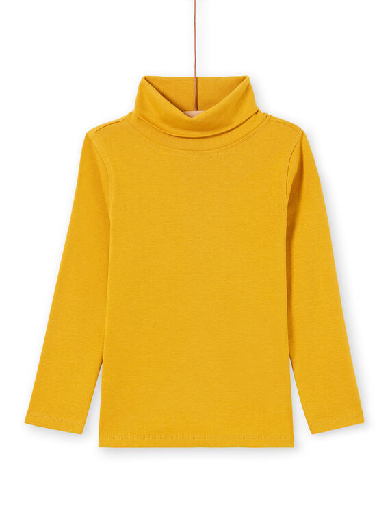 Sous-pull manches longues uni jaune enfant garçon : achat en ligne - Pull,  Sweat, Gilet