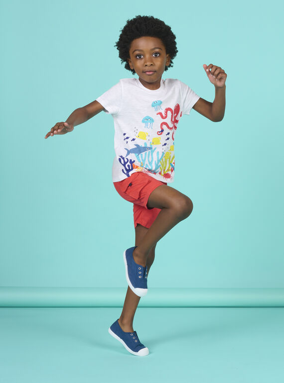 Tee Shirt Manches Courtes Blanc NOFICTI2 / 22S902U5TMC000