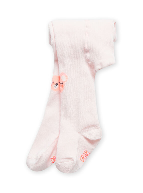 Collant rose poudré bébé fille NYIMOCOL / 22SI09N1COLD327