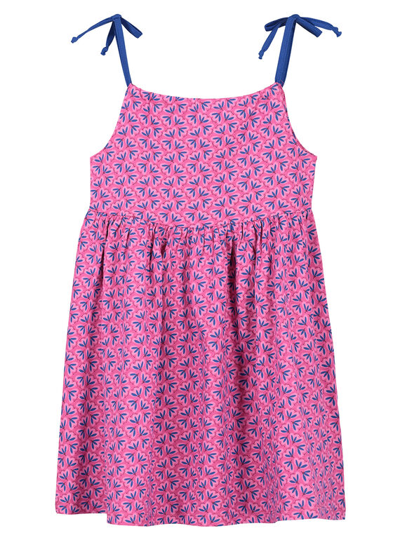 Robe à bretelles fille FAPLAROB1 / 19S901P1ROB712