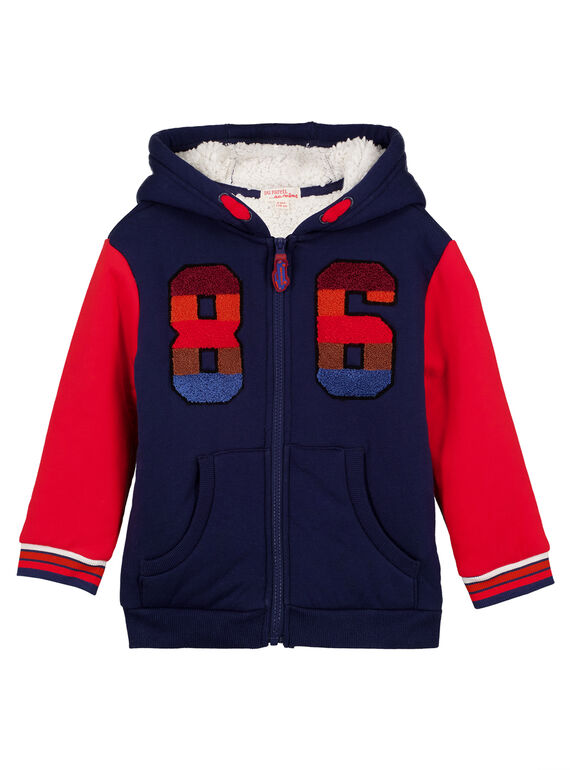 Gilet molletonné contrecollé Sherpa Marine et Rouge GOSANGIL1 / 19W902C2GIL070