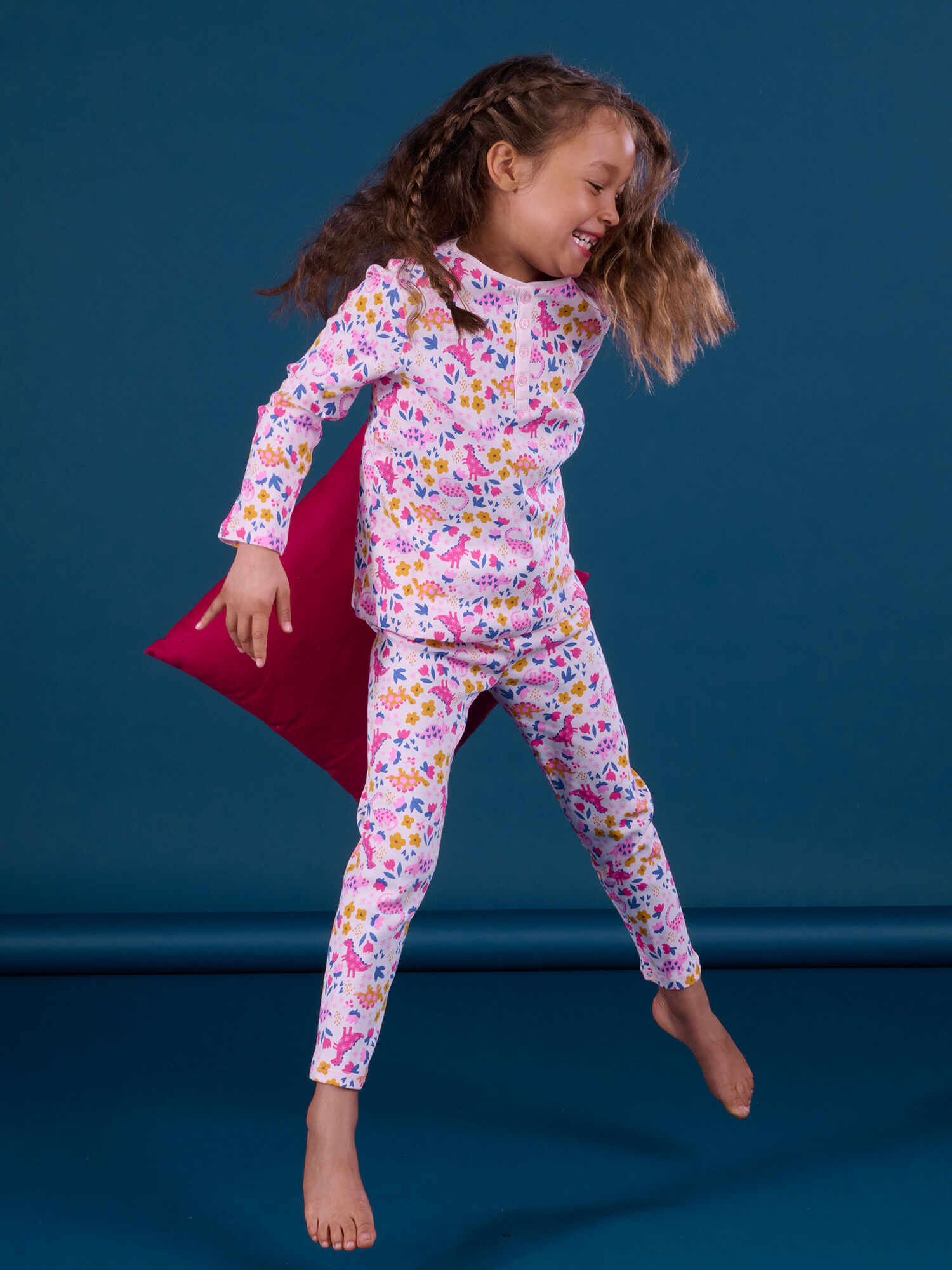 2 pièces 100% Coton Top Manches Longues Taille Haute Pantalon Hiver Chaud Vêtements De Nuit DOTBUY Ensemble de Pyjama Bébé Enfants Filles Garçons Pyjamas Set 