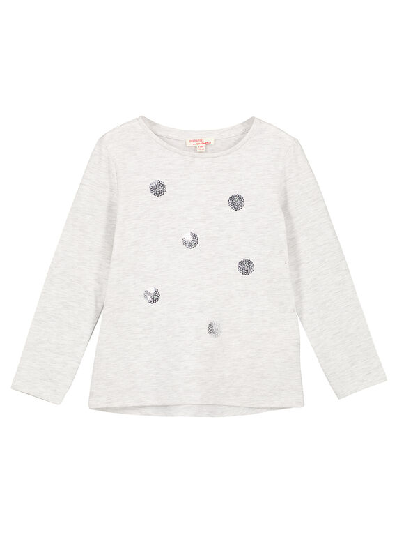 T-Shirt manches longues avec sequins brillants. GAJOYTEE2 / 19W90131D32943