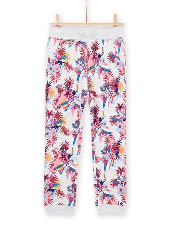 Pantalon de jogging à imprimé tropical PAJOBAJOG1 / 22W901D2JGB943