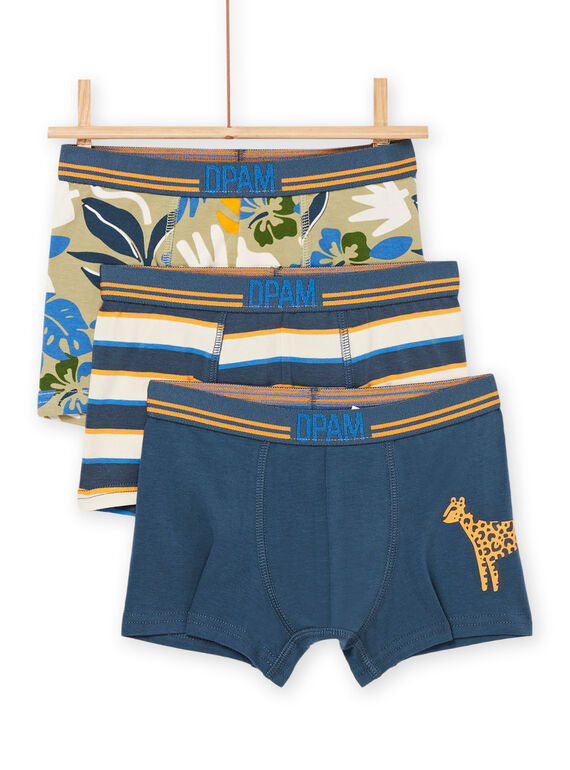 Lot de 3 boxers assortis REGOBOXLEO / 23SH1213BOXA016