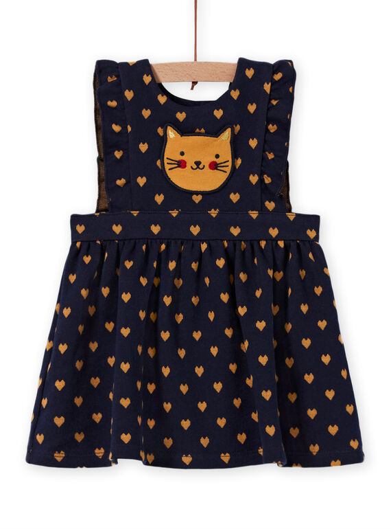 Robe milano bleu marine bébé fille MIMIXROB1 / 21WG09J1ROB070