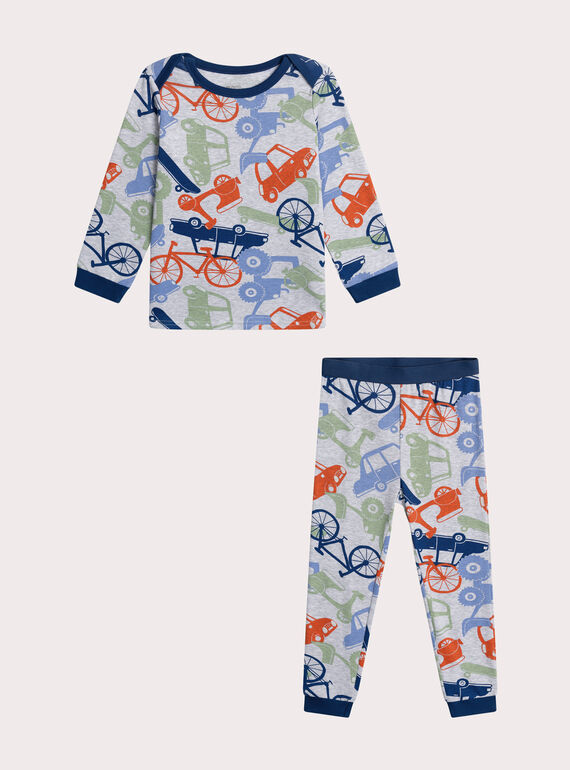 Pyjama voiture phosphorescent pour enfant garçon XEGOPYJVOI / 25WH1231PYJJ920
