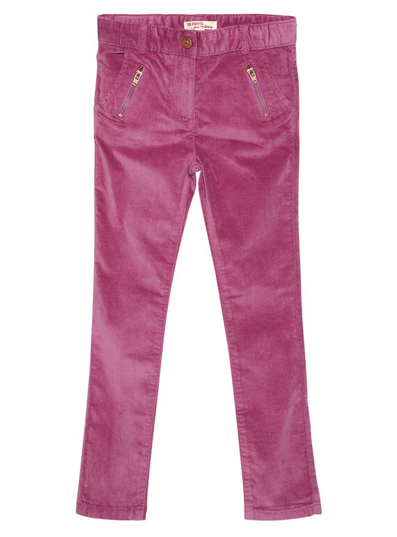 PANTALON EN VELOURS LISSE GABRUPANT / 19W901K1PANH700