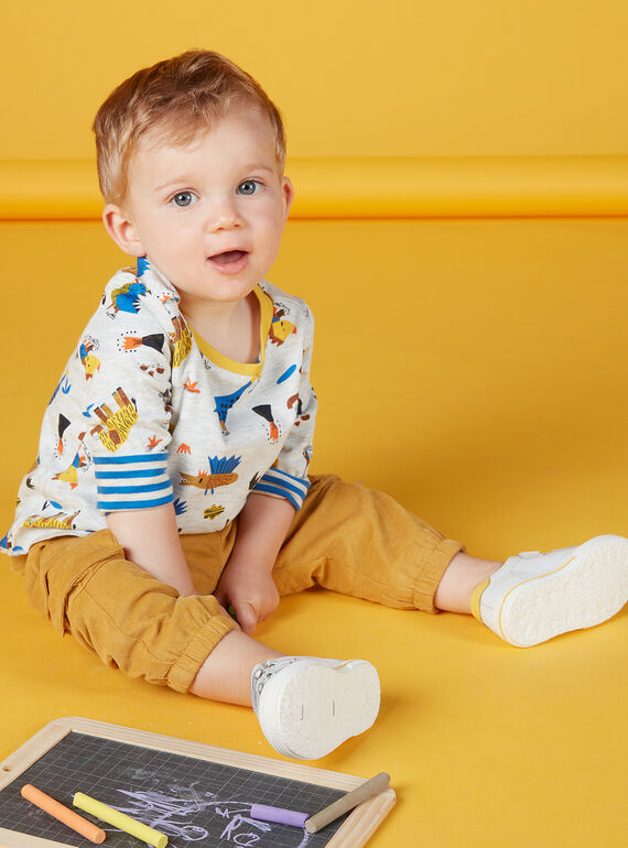 Haut réversible manches longues Bébé garçon KURETEE3 / 20WG10G2TMLJ906
