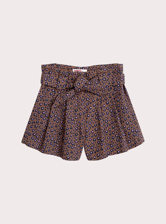 Short imprimé léopard fille XABLUSHORT / 25W901N1SHO817