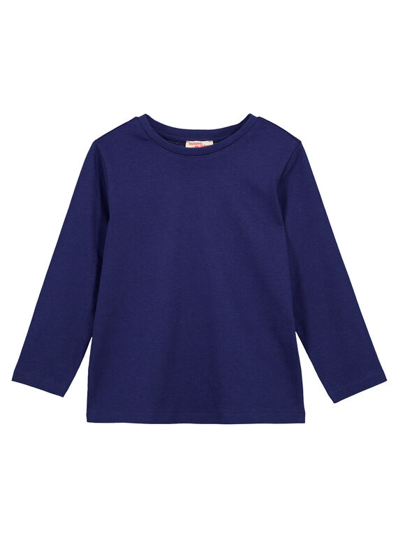 Tshirt Uni MARINE Manches longues GOESTEE2 / 19W902U1D32070