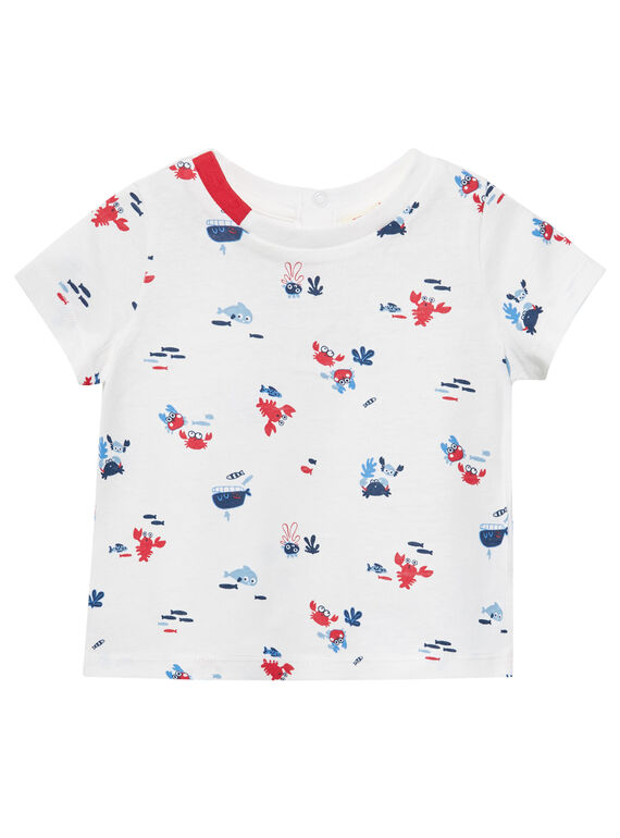 Tee Shirt Manches Courtes Ecru JUCEATI3 / 20SG10N2TMC001
