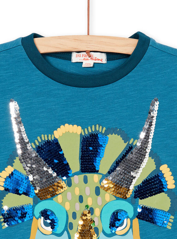 Tee Shirt Manches Courtes Bleu marine LOVERTI5 / 21S902Q3TMC715