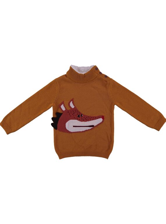 Pull Jaune Très animé GOBRUPUL / 19W902K1PULB107
