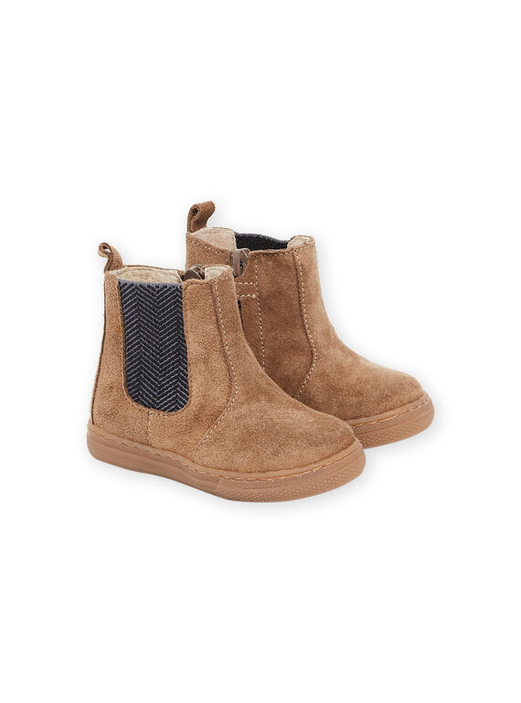 Chelsea boots en croûte de cuir PUBOOTCHEL / 22XK3881D0D803
