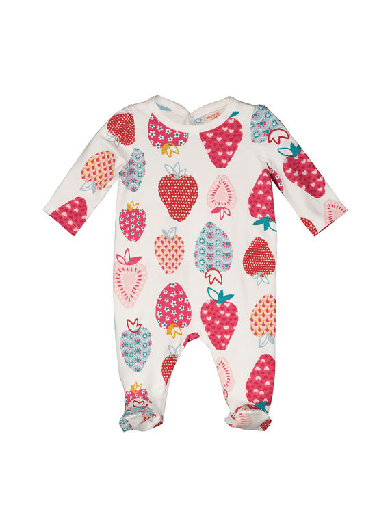 Dors-bien en coton bébé fille FEFIGREMED / 19SH1346GRE099