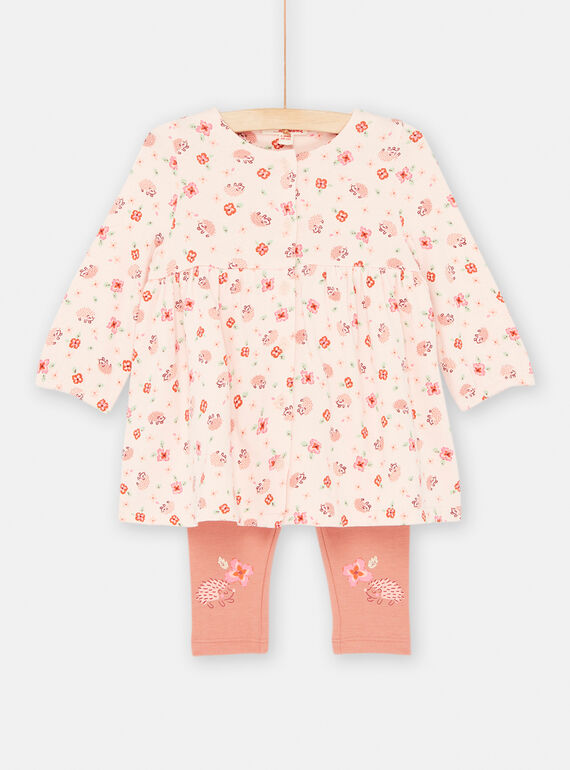 Ensemble rose bébé fille SIVERENS / 23WG09J1ENSD310