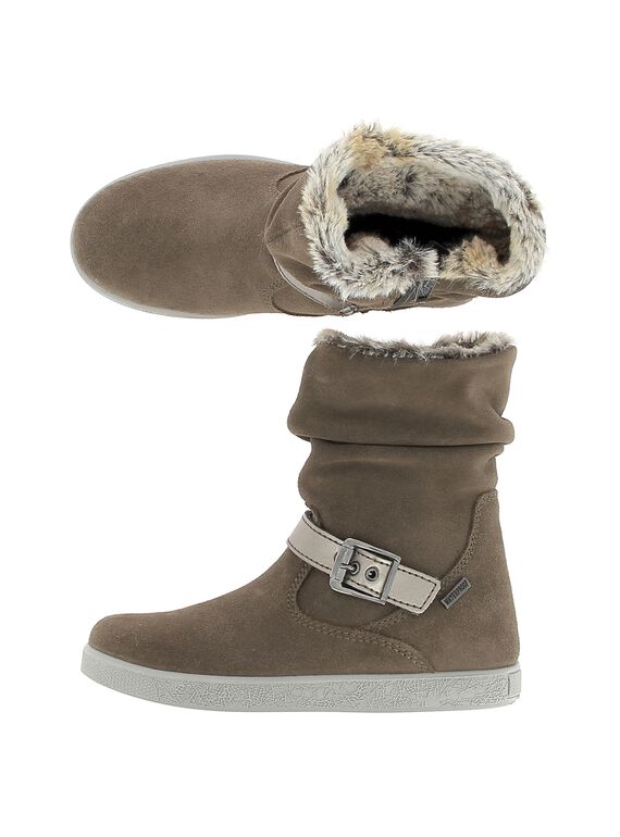 Botte en cuir fille DFBOTTEMA1 / 18WK35T8D10803