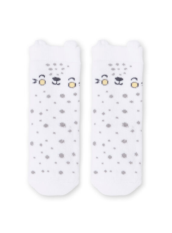 Chaussettes tête de chat bouclettes moelleuses LOU1CHO3 / 21SF42H1SOQ000