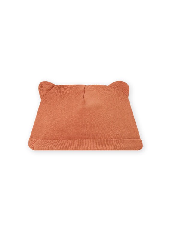 Bonnet de naissance marron animations oreilles naissance mixte MOU1BON2 / 21WF4242BNAI810