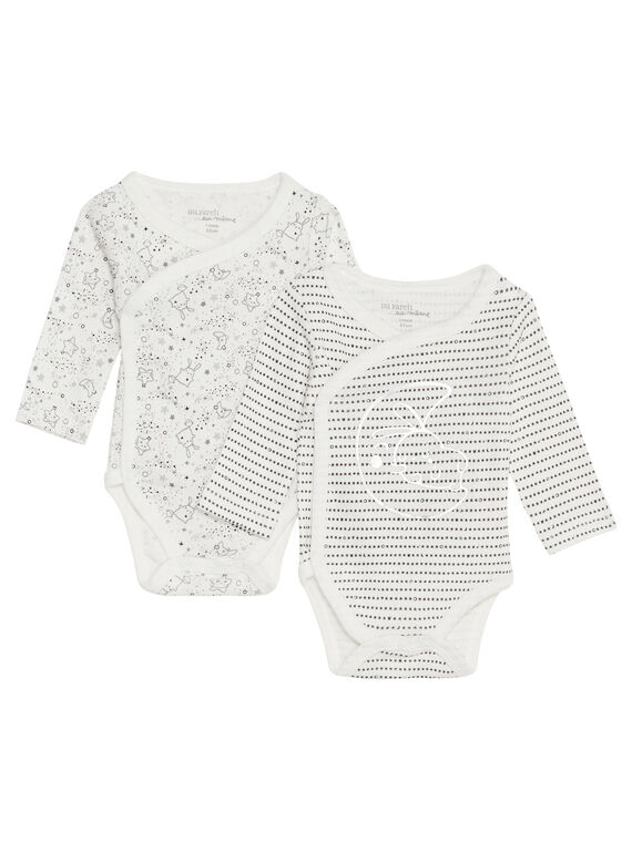Lot de 2 bodys en jersey imprimé KOU1BOD2 / 20WF7712BOD001