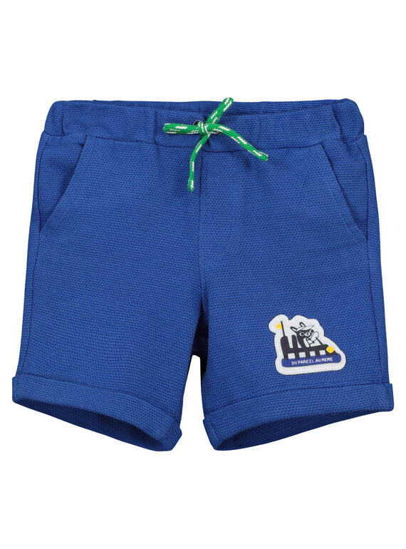Bermuda en maille de coton bébé garçon FUCOBER / 19SG1081BER703