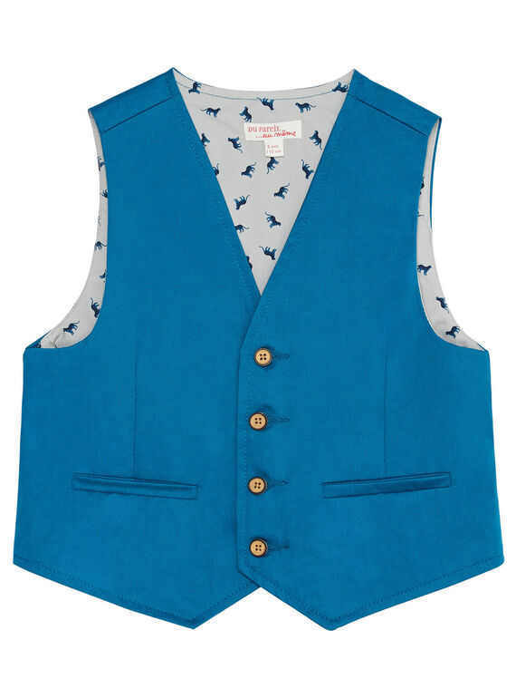 Gilet de costume bleu clair garçon JOJAGIL / 20S902B1GSMC235